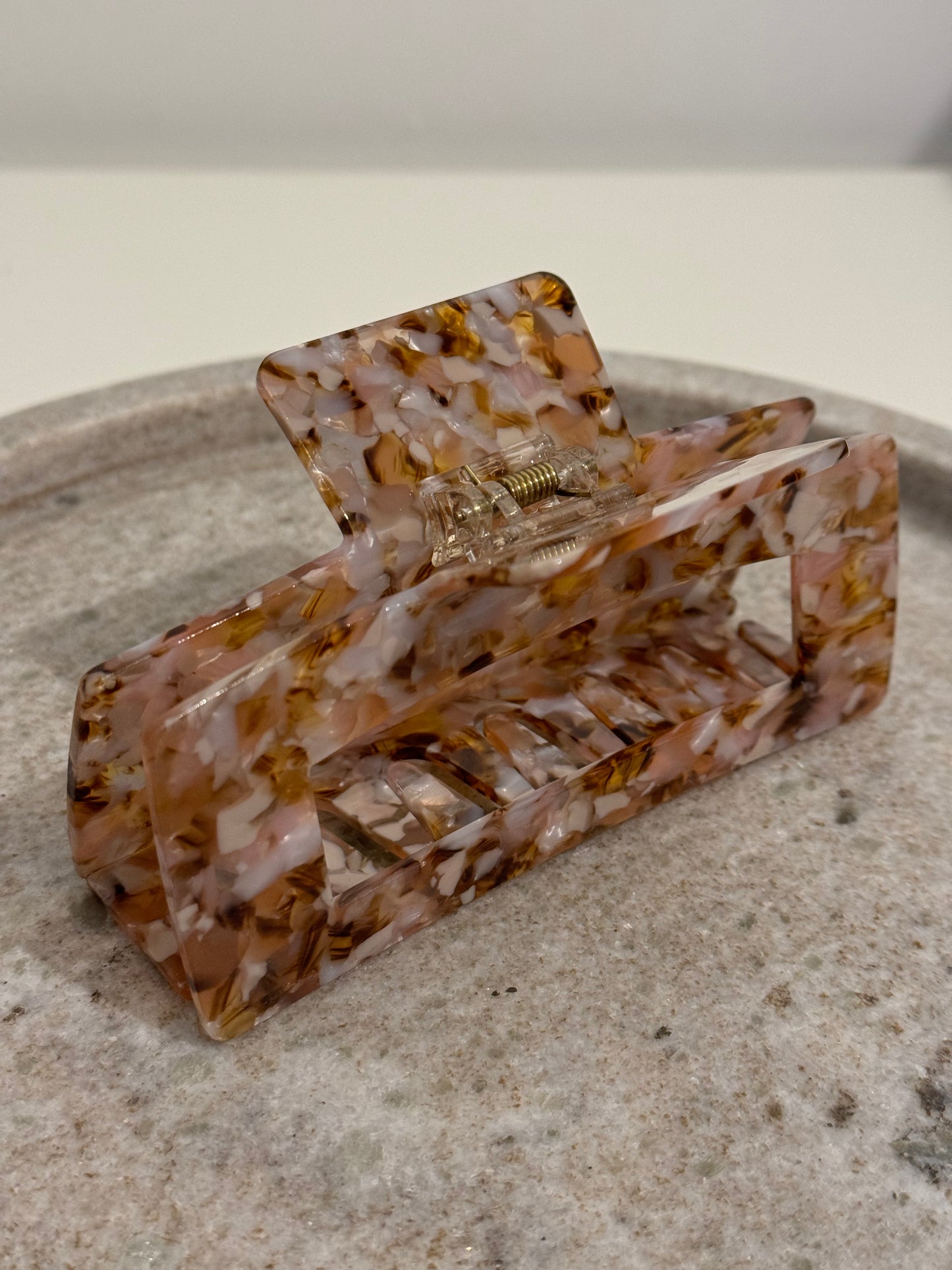 Haarklammer Karamell Macchiato 13cm