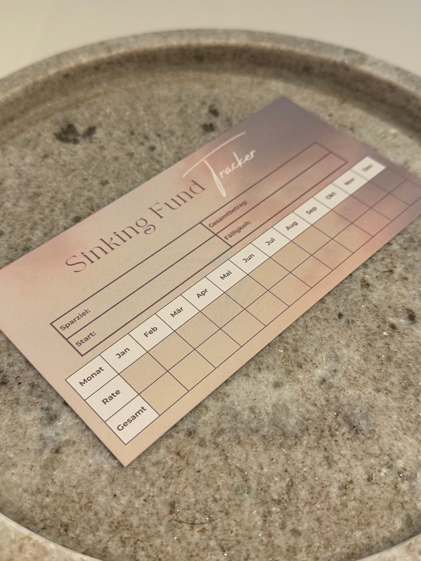 Sinking Fund Tracker