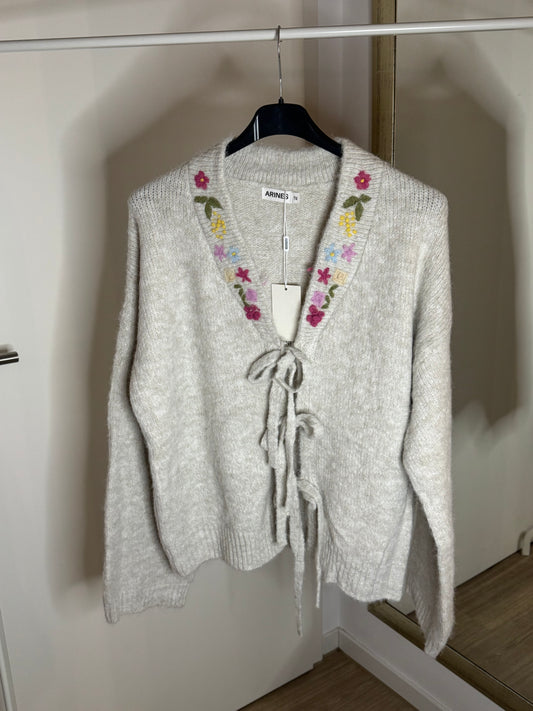 Cardigan mit Schleifen - Flora