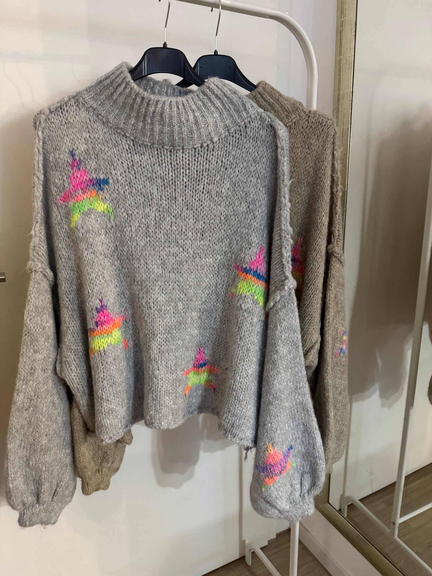 Pullover Neon Stars