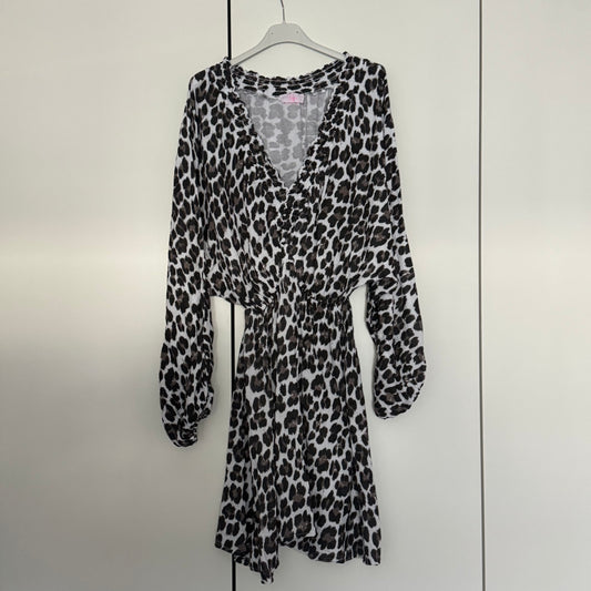 Musselin Kleid Leo mit langen Ärmeln