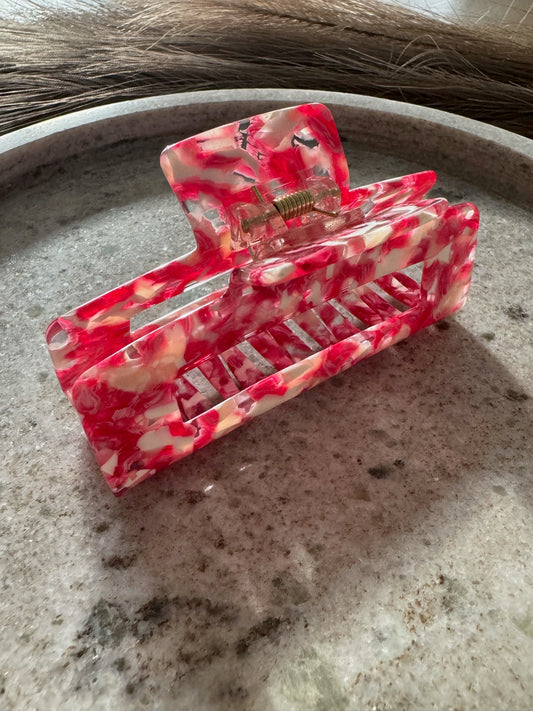Haarklammer Spaghetti Eis 10cm