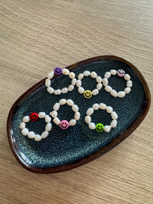 Ring Pearl mit Smiley