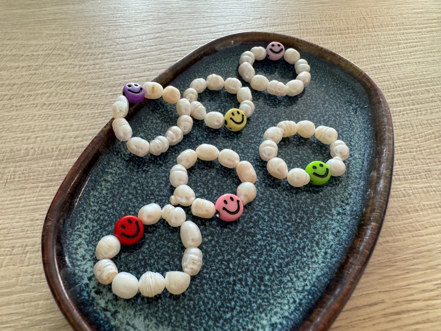 Ring Pearl mit Smiley