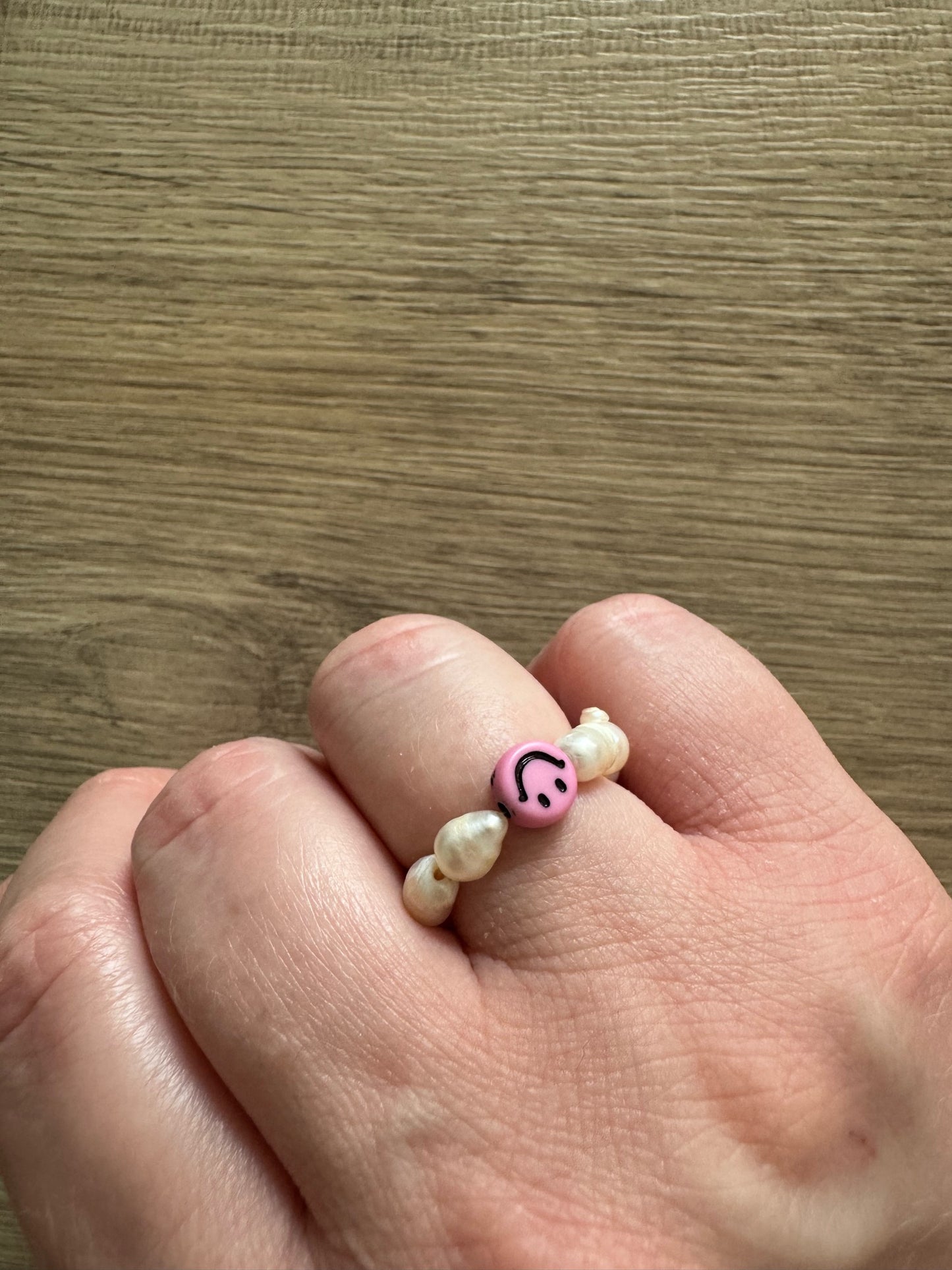 Ring Pearl mit Smiley